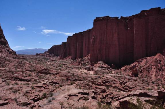 Um dos vales do Parque Nacional Talampaya, na Argentina